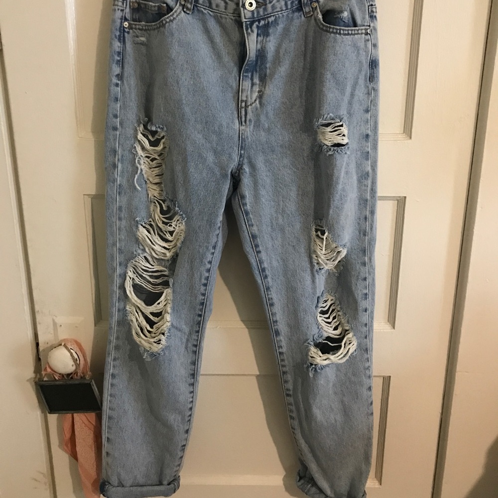 Reserved denim boyfriend jeans